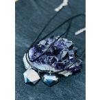 ショッピングパワーストーン 可愛いわんちゃん　猫ちゃん用テラヘルツネックレス　(ハート型、六芒星  型)　高品質　テラヘルツネックレス テラヘルツ鉱石  パワーストーン 人工鉱石