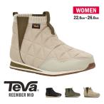 teva ショートブーツ レディース 撥水加工 裏起毛 REEMBER MID テバ リエンバー ミッド ベージュ 黒 ブラック 緑 カーキ 1123431