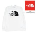 THE NORTH FACE ザ ノース フェイス 長袖tシャツ メンズ tシャツ 長袖 クルーネック ロンT カットソー トップス 人気 白 ホワイト M L S Half Dome Tee NF0A811O