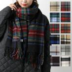 ショッピングストール TWEED MILL ツイードミル マフラー Lambswool Knee throw check レディース 70×190 ウール 大判ストール チェック柄 カラー13色