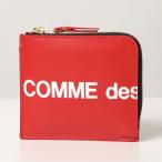 COMME des GARCONS コムデギャルソン コインケース HUGE LOGO SA3100HL メンズ レディース L字ファスナー ミニ財布 小銭入れ RED