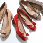 FERRAGAMO フェラガモ ヒールパンプス VARA 1 591964 740693 753641 レディース パテントレザー ヴィラリボン 3.0 ワイズD 靴 カラー3色