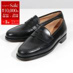 CROCKETT&JONES クロケットアンドジョーンズ 28363A D11L1 Boston ボストン レザー シューズ ローファー ワイズE 革靴 BLACK 靴 メンズ