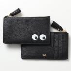 ANYA HINDMARCH アニヤハインドマーチ フラグメントケース 142717 ZIP CARD CASE Eyes アイズ レザー コインケース カードケース ミニ財布 BLACK