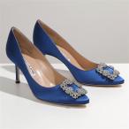MANOLO BLAHNIK マノロブラニク パンプス HANGISI FMC SATIN ...