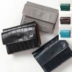 Felisi フェリージ 三つ折り財布 1031-SA メンズ レディース 財布 レザー クロコダイル型押し ミニ財布 カラー6色