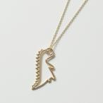 ショッピング恐竜 ALIITA アリータ ネックレス DINO BRILLANTE NECKLACE ROLO レディース ダイヤモンド 恐竜 モチーフ ペンダント アクセサリー YELLOW-GOLD-9KT