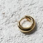 MARIA BLACK マリアブラック 100849YG Laid Back 8 Huggie フープ ピアス アクセサリー 片耳販売 スターリングシルバー Gold-HP レディース