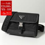 PRADA プラダ スマートフォンケース 2ZH108 2DMH メンズ レディース ReNylon サフィアーノレザー スマホケース ショルダーバッグ 鞄 F0002/NERO