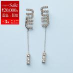 MIUMIU ミュウミュウ ピアス 5JO661 2DNC レディース クリスタルチャーム付 アクセサリー F0OKL/ACCIAIO+CRYSTAL