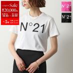 ショッピングKIDS N°21 KIDS ヌメロヴェントゥーノ キッズ Tシャツ N21173 N0153 レディース 半袖 コットン クルーネック ロゴ カラー3色