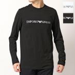 EMPORIO ARMANI エンポリオアルマーニ カットソー 8N1TN8 1JPZZ メンズ クルーネック 長袖Tシャツ ロンT ロゴ カラー2色