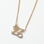 FENDI フェンディ ネックレス KARLIGRAPHY カーリグラフィ  8AH306 A44G レディース クリスタル FFロゴ アクセサリー F089U/ORO-SOFT+CRYSTAL