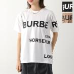 BURBERRY バーバリー Tシャツ CARRICK HFH ROAD 8048748 8040764 8048927 レディース 半袖 ホースフェリープリント ビッグロゴ オーバーサイズ カラー3色