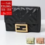 FENDI フェンディ 三つ折り財布 Baguette バゲット 8M0395 AAJD レディース マイクロ FF柄 ミニ財布 レザー カラー6色