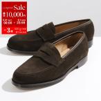 CROCKETT&JONES クロケットアンドジョーンズ ローファー Boston 28363A S02L1 メンズ レザー スウェード シューズ ワイズE 革靴 Dark-Brown