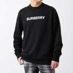 BURBERRY バーバリー スウェットシャツ 8055312 メンズ コットン ロゴプリント クルーネック トレーナー プルオーバー A1189/BLACK