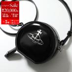 Vivienne Westwood ヴィヴィアンウエストウッド ショルダーバッグ MINI ROUND CROSSBODY 58020006W L001O レディース エナメル オーブ 鞄 BLACK