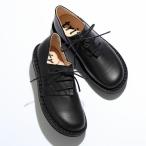 trippen トリッペン レザーシューズ HAFERL BOX レディース 革靴 レースアップ ラバーソール フラットシューズ 靴 BLACK