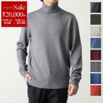 GRAN SASSO グランサッソ ニット 23197 31712 メンズ タートルネック 長袖 ミドルゲージ 8ゲージ メリノウール 製品染め 無地 カラー14色