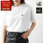 Vivienne Westwood ヴィヴィアンウエストウッド 半袖 Tシャツ 3G010006 J001M レディース クルーネック カットソー コットン オーブ 刺繍 カラー2色