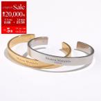 MAISON MARGIELA メゾンマルジェラ バングル SM1UY0066 SV0158 レディース ブレスレット アクセサリー ロゴ カフ シルバー925 silver925 カラー2色