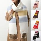 MARNI マルニ マフラー SCMC0091Y0 UAW009 レディース ストライプ スカーフ アルパカ ウール ロゴラベル ストール フリンジ 大判 カラー5色