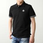 MONCLER モンクレール ポロシャツ MAGLIA POLO 8A00008 84556 メンズ 半袖 コットン ロゴパッチ レタリングロゴ 999