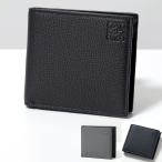 LOEWE ロエベ 二つ折り財布 C660501X03 メンズ バイフォールド コインウォレット レザー ミニ財布 小銭入れ アナグラムロゴ カラー3色