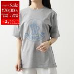 MONCLER モンクレール 半袖Tシャツ 8C00014 829HP レディース コットン カットソー トップス ロゴ 刺繍 半袖 丸首 カラー3色