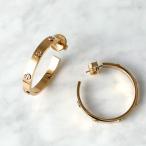 TORY BURCH トリーバーチ ピアス MILLER STUD HOOP ミラー スタッズ フープ 147210 レディース フープピアス ダブルTロゴ アクセサリー 720