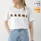 MARNI マルニ 半袖Tシャツ HUMU0198PE USCV16 レディース 3Dロゴ ロゴT コットン クルーネック カラー3色