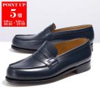 J.M.WESTON ジェイエムウエストン シグニチャー ローファー Signature Loafer #180 11411651801F メンズ レザー シューズ 革靴 コイン Blue Boxcalf