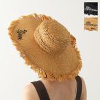 MARNI マルニ ペーパーハット CLMC0056A0 UAV001 レディース ラフィア ロゴ刺繍 麦わら帽子 フリンジ 帽子 カラー2色