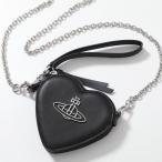 Vivienne Westwood ヴィヴィアンウエストウッド カードケース 53030023 L001L レディース レザー ハート チェーンウォレット ミニ財布 リストレット N403