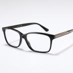 GUCCI グッチ メガネ GG0530O メンズ ウェリントン型 めがね 伊達メガネ ダテ 眼鏡 ロゴ アイウェア 黒縁メガネ 001/Black-Crystal-Transparent