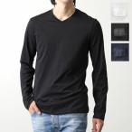 ARMANI EXCHANGE A/X アルマーニ エクスチェンジ Tシャツ 8NZM99 ZJA5Z メンズ 長袖 カットソー ロンT Vネック コットン ストレッチ カラー3色