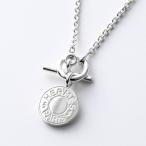 HERMES エルメス ネックレス SERIE セリエ Amulet H Exlibris Pendant Necklace アミュレット H Ex Libris エクスリブリス レディース SV/シルバー