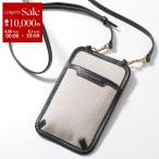 ショッピングphone ANYA HINDMARCH アニヤハインドマーチ スマホポーチ Phone Pouch on Strap 180801 レディース フォンポーチ キャンバス×レザー 鞄 Natural/Black