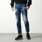 ショッピングディースクエアード DSQUARED2 ディースクエアード ジーンズ DARK RIPPED WASH SEXY TWIST S74LB1333 S30342 メンズ デニムパンツ スキニー ストレッチ 470