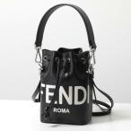 FENDI フェンディ ショルダーバッグ MINI MON TRESOR ミニ モン  8BS010 AC9L レディース スモール 巾着 F1L2Z/NERO+WHITE-RICE+P