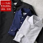 GIANNETTO ジャンネット シャツ VINCI FIT ヴィンチフィット AC146 メンズ コットン オックスフォード カッタウェイ 長袖 無地 カラー3色