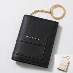 MARNI マルニ カードケース PFMO0076U0 LV520 レディース レザー キーリング付き ロゴ 定期入れ カードホルダー カラー2色