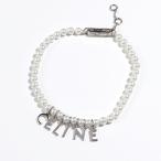 CELINE セリーヌ ブレスレット 460PZ6BPE.01IS レディース ロゴ グラスパール ブラス ジュエリー アクセサリー Ivory/Silver