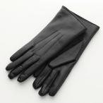 DENTS デンツ グローブ Ednaston 17-1156 レディース ヘアシープレザー ラビットファー タッチパネル対応 スマートフォン対応 手袋 BLACK