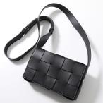 ショッピングボッテガ BOTTEGA VENETA ボッテガヴェネタ ショルダーバッグ スモール カセット 730848 VMAY1 メンズ クロスボディバッグ マキシイントレ レザー 鞄 8425/BLACK