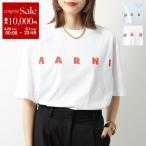 ショッピングMARNI MARNI マルニ Tシャツ THJET49P01 USCV77 レディース 半袖 カットソー ロゴT ポルカドット 水玉 クルーネック コットン カラー2色