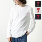 ami paris アミパリス Tシャツ UTS205.726 BFUTS235.724 メンズ 長袖 ロンT カットソー コットン クルーネック ハートロゴ刺繍 カラー4色