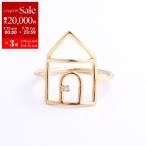 ALIITA アリータ リング CASITA BRILLANTE RING レディース 家 ハウス モチーフ 指輪 ダイヤモンド アクセサリー YELLOW-GOLD-9KT
