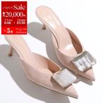 Gianvito Rossi ジャンヴィトロッシ ミュール JAIPUR MULE 55 G93009 55RIC CAM レディース ジェムストーン スウェード 5.5cm 靴 PEACH